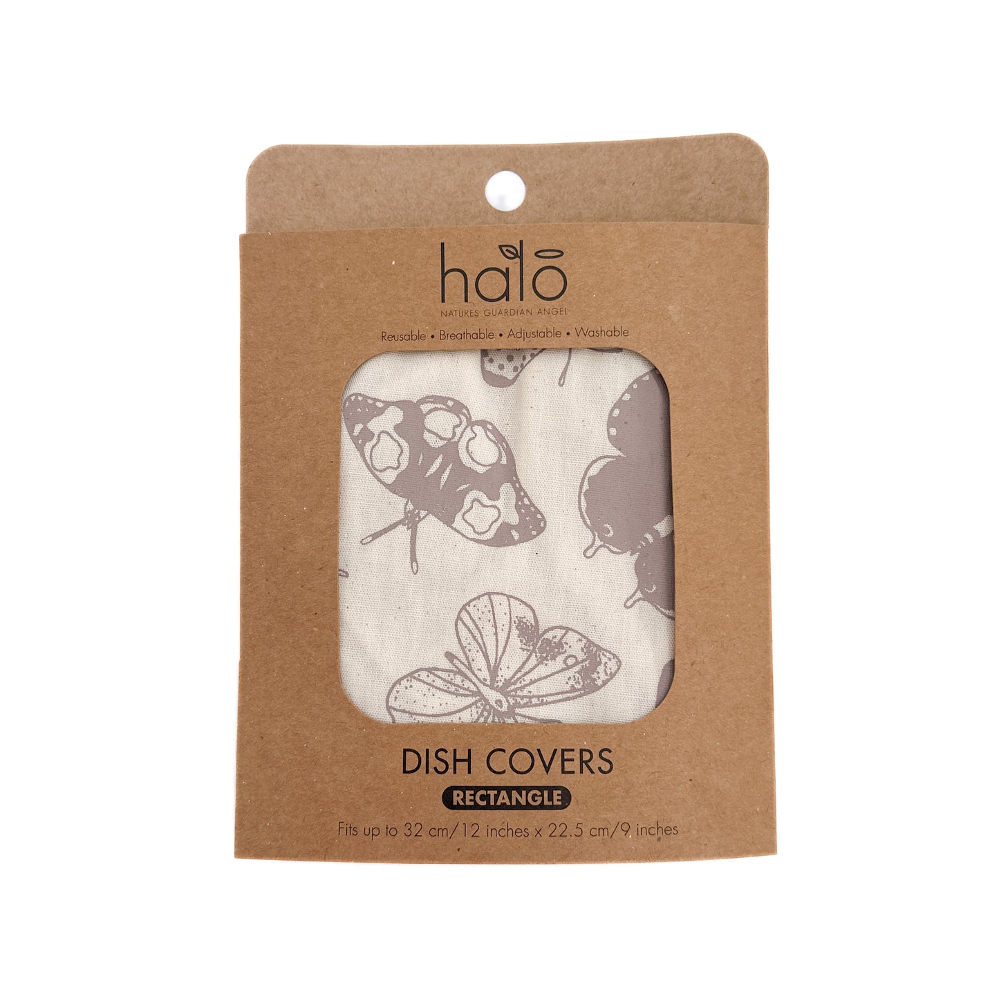 Halo Dish and Casserole Cover Rectangle | Butterflies Print