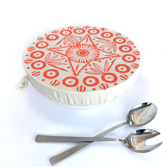 Halo Dish and Bowl Cover Large | Aloe Print