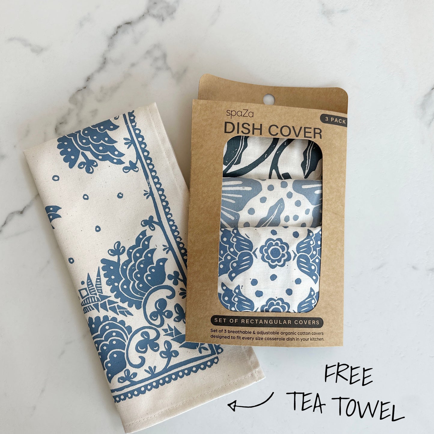 Rectangle Set with FREE tea towel | Madiba Print