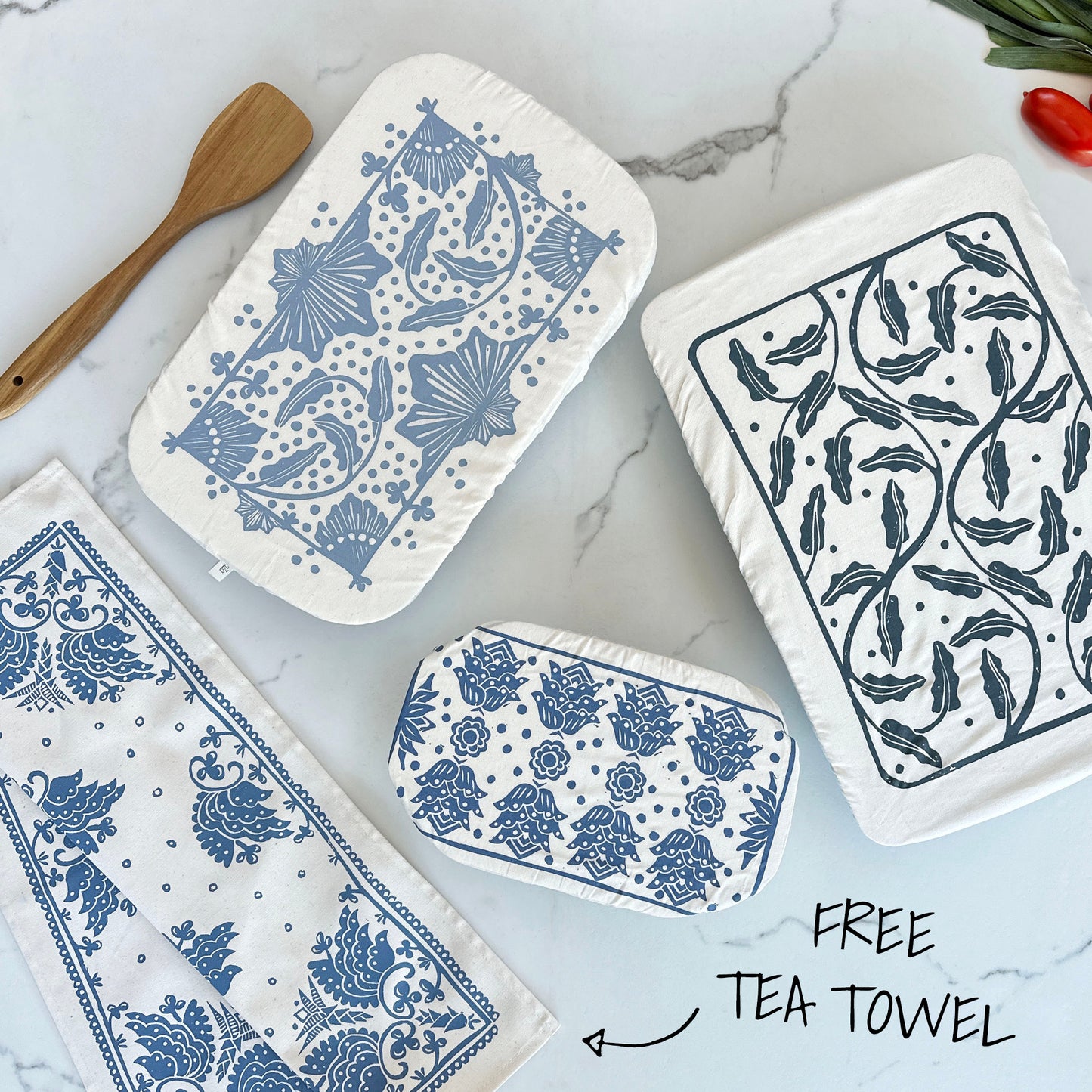 Rectangle Set with FREE tea towel | Madiba Print