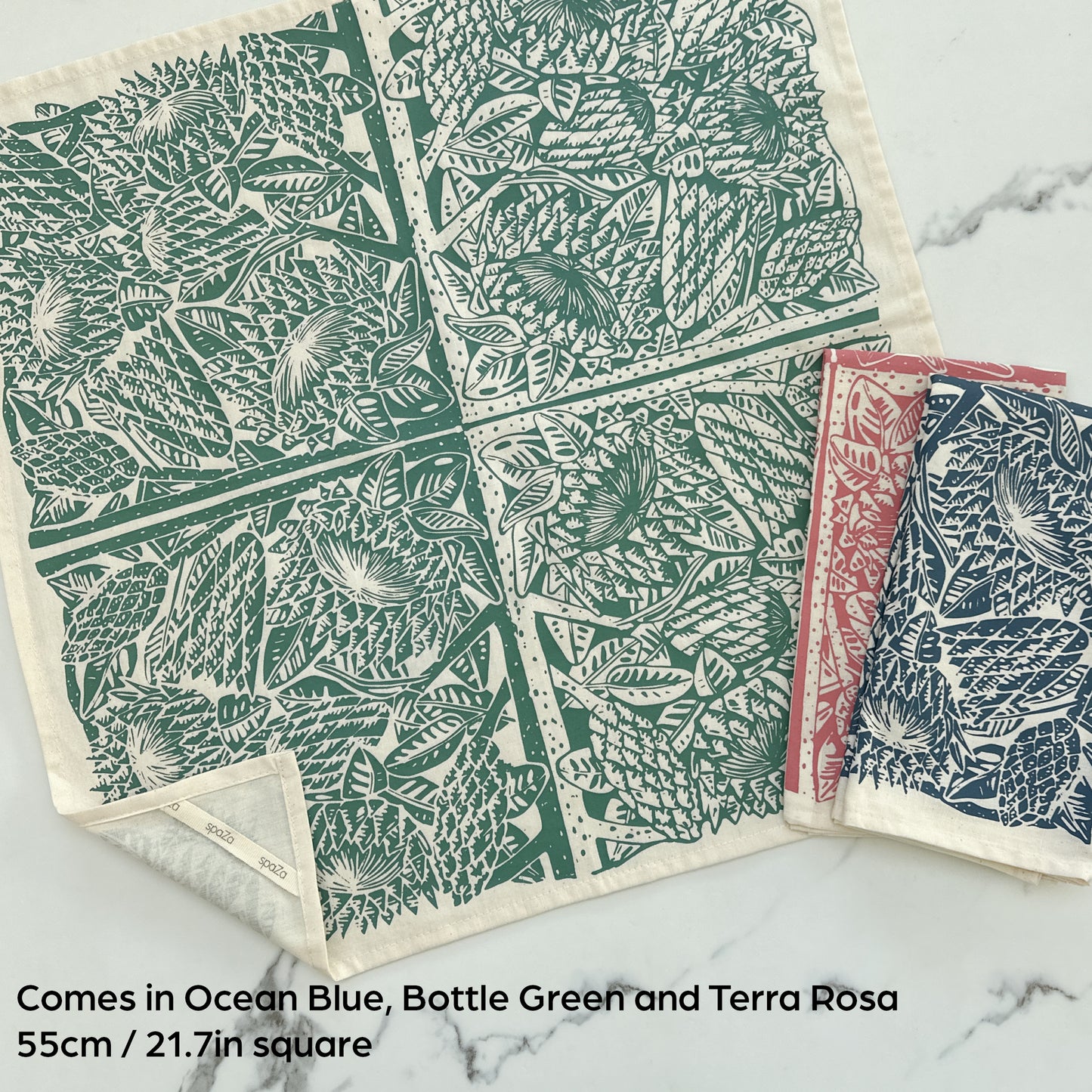 Furoshiki Food Wrap Cloth | Protea Print