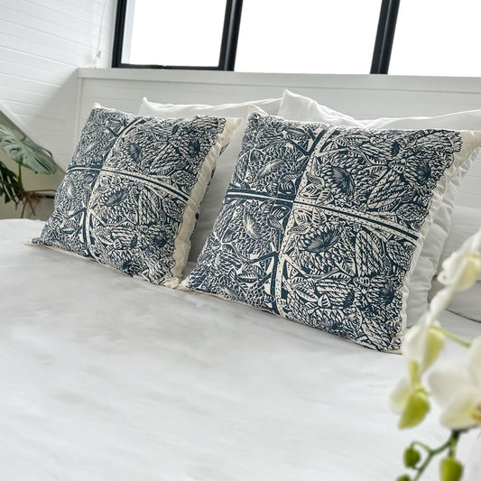 European Continental Cushion Cover | Protea Print