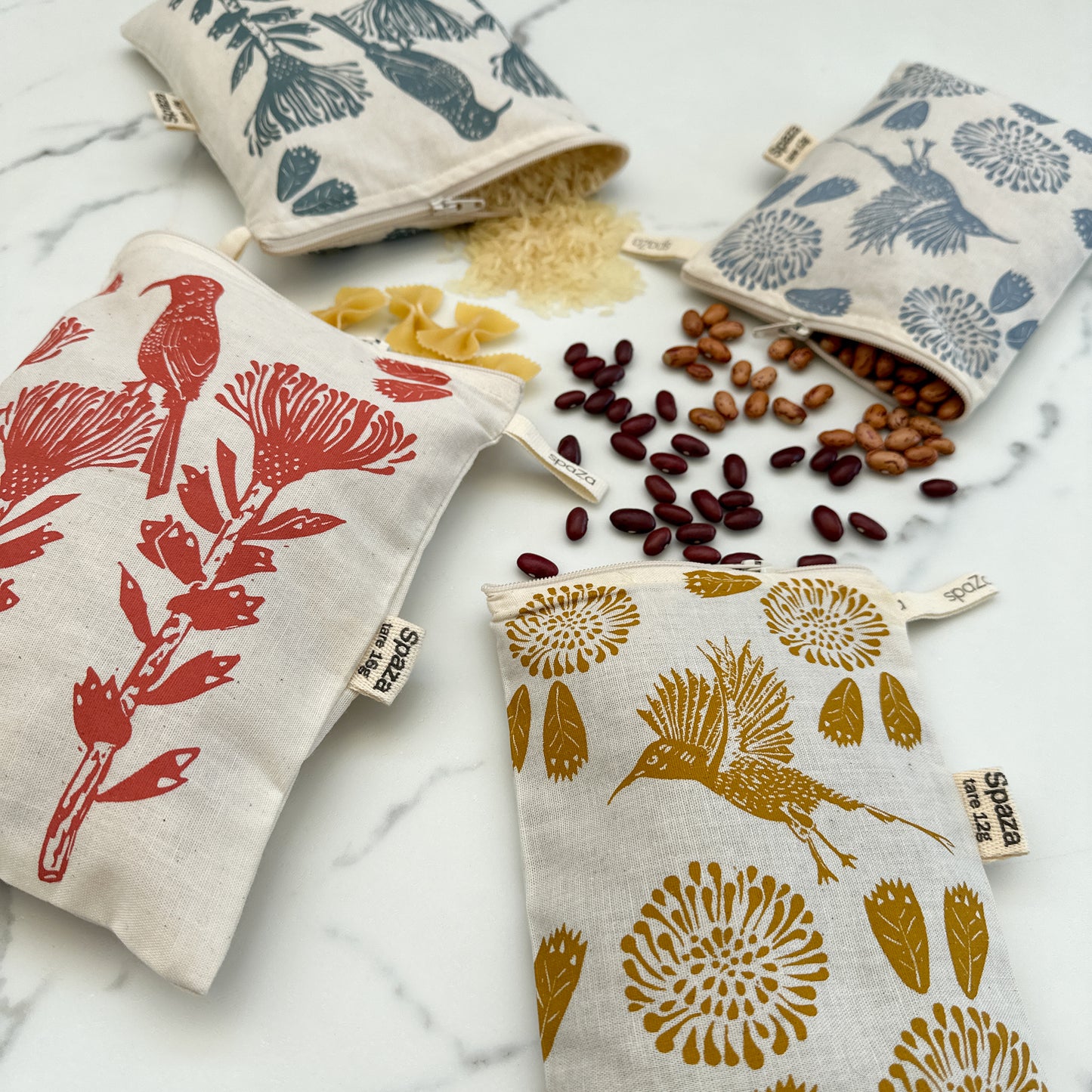 Reusable Zip-Lock Bags | Cotton Set of 2