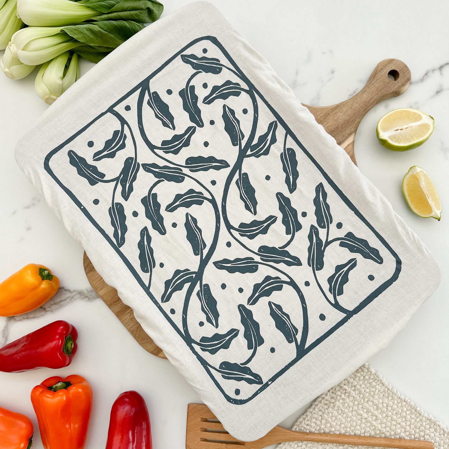 Dish Cover XL Rectangle Madiba Print