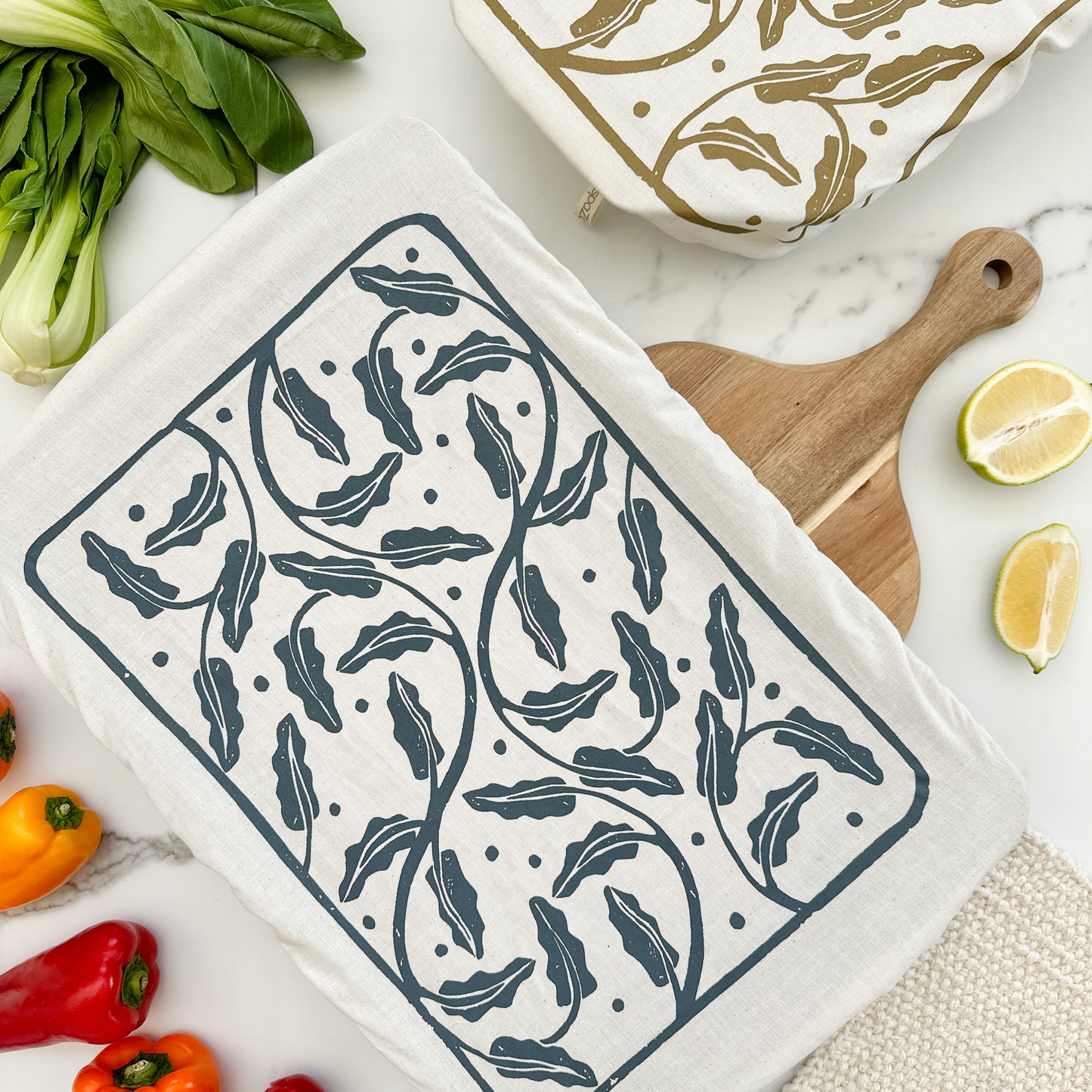 Dish Cover XL Rectangle Madiba Print