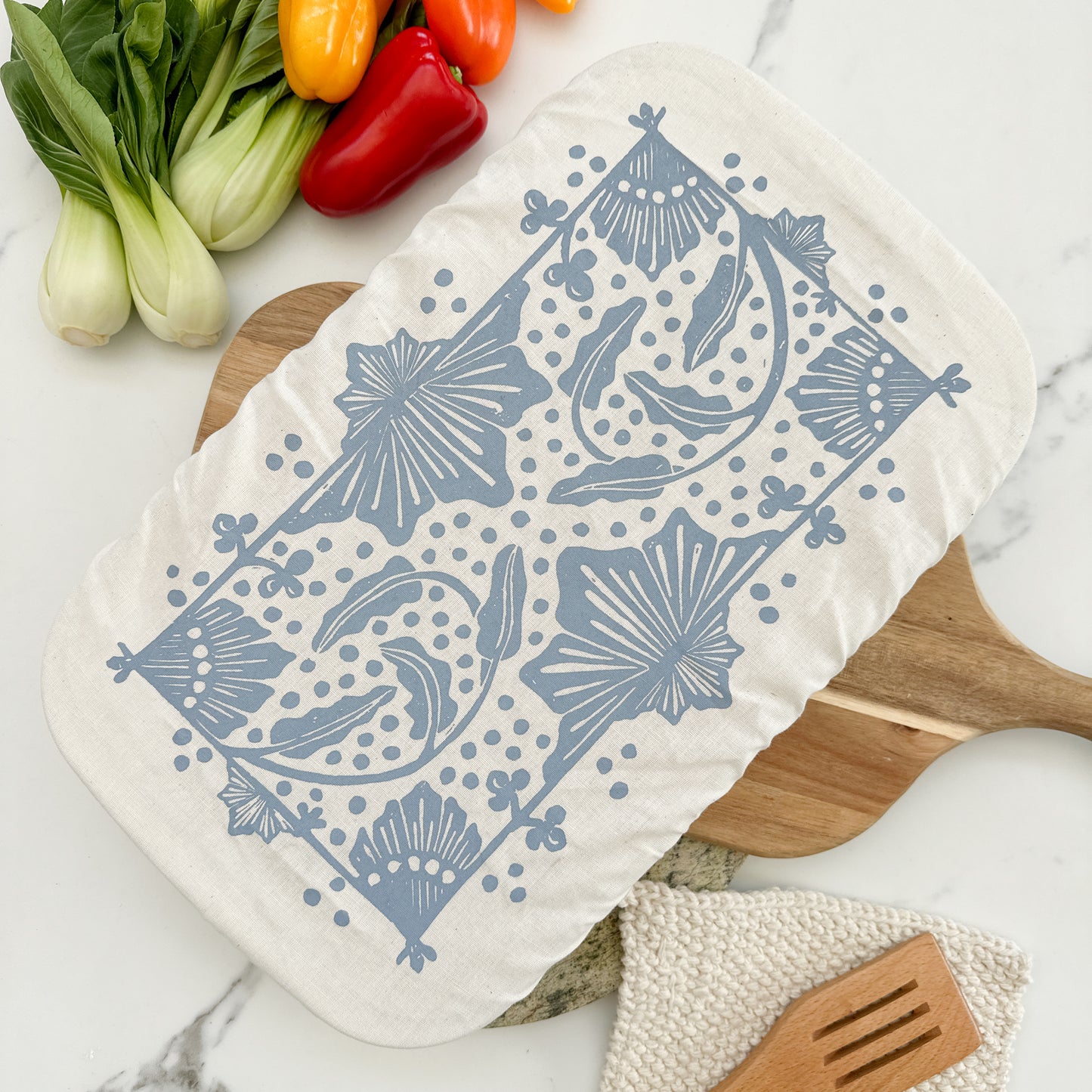 Dish Cover Rectangle Madiba Print