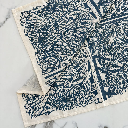 Furoshiki Food Wrap Cloth | Protea Print