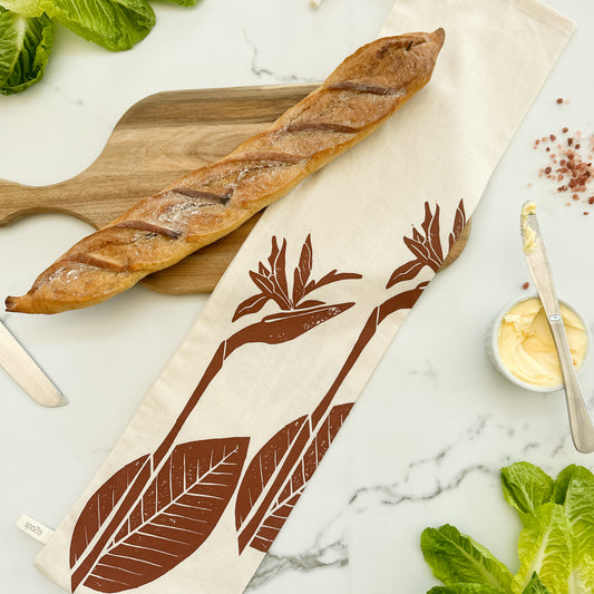 Baguette Bag Large | Strelitzia Print