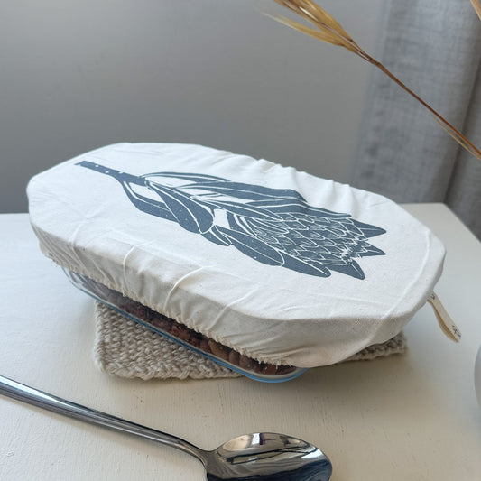 Dish Cover Mini Casserole and Loaf Pan | Protea Stem Print