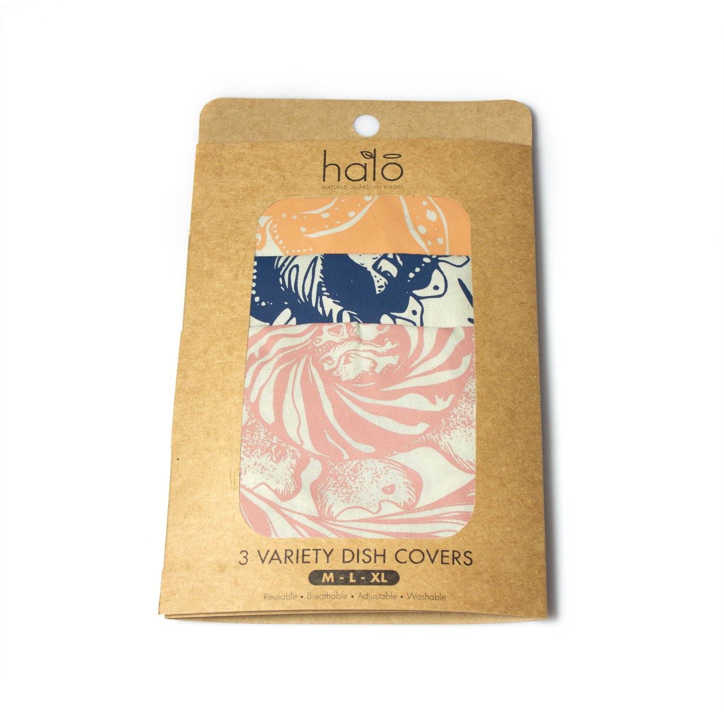 Halo Dish Covers Large Set of 3 | Starfish Print