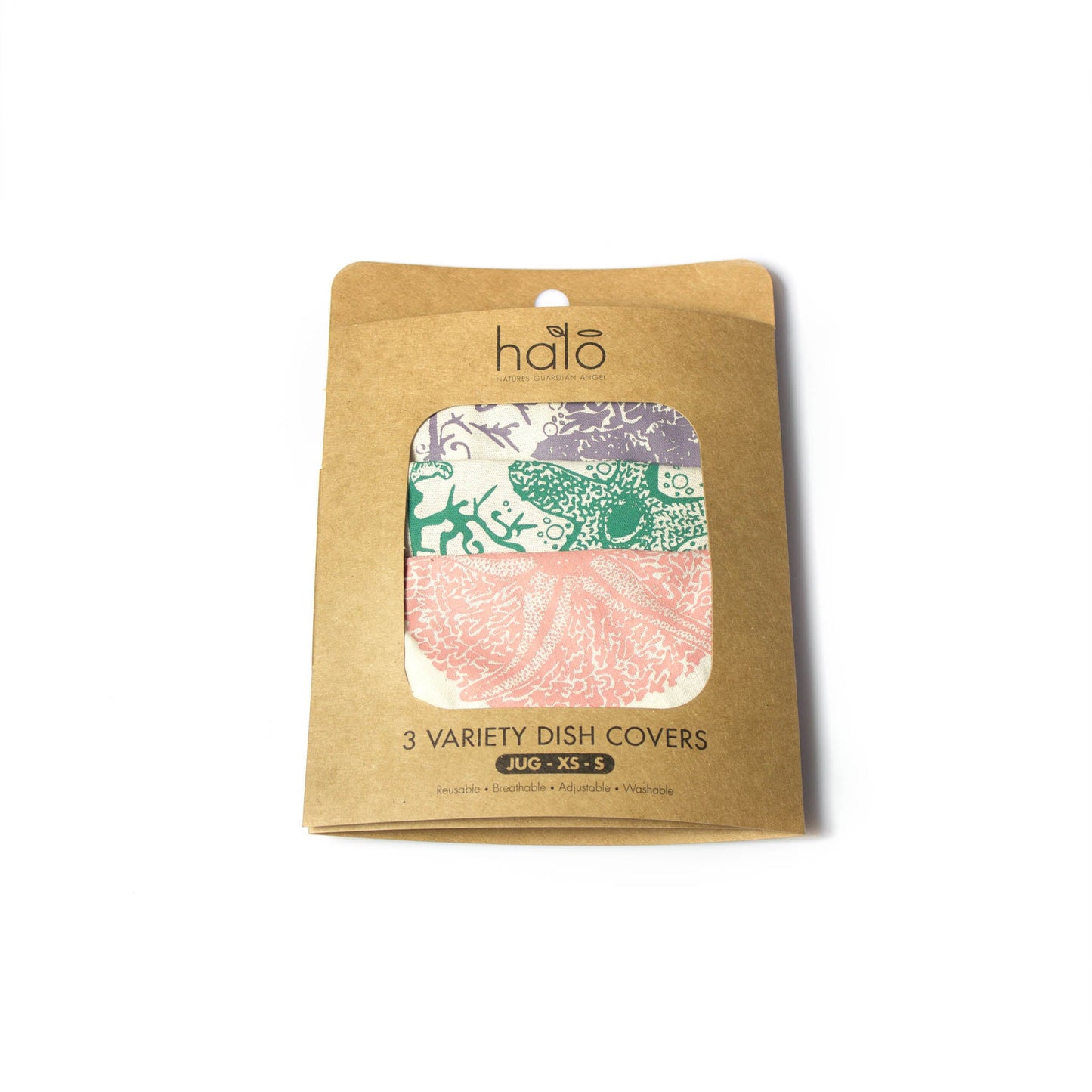 Halo Dish and Bowl Cover Small Set of 3 | Starfish Print