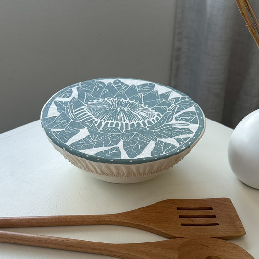 Dish and Bowl Cover – Small size in Protea Print