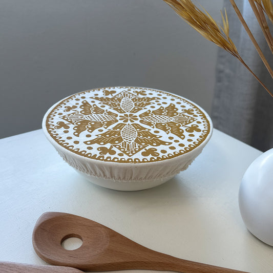 Dish and Bowl Cover Small Madiba Print