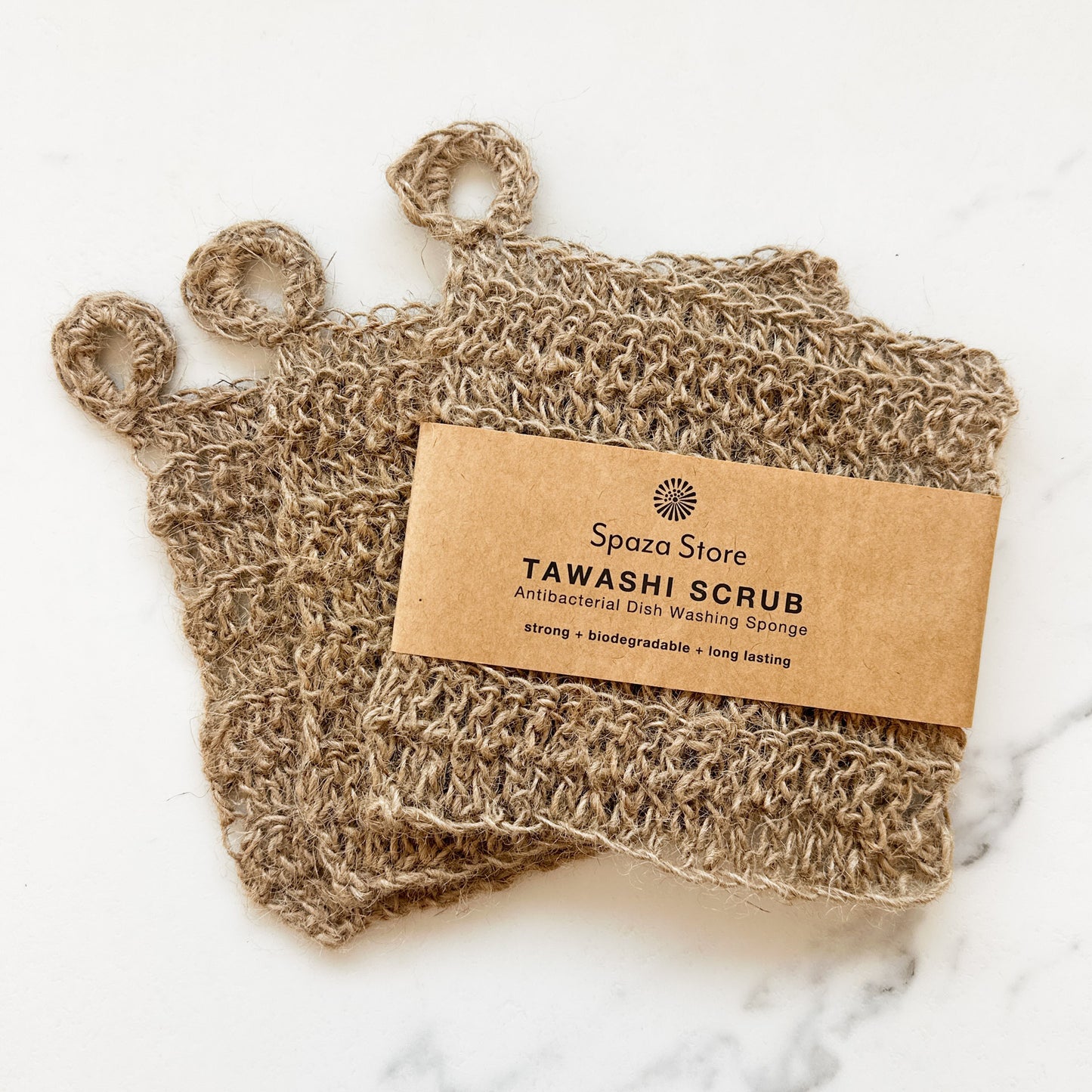 Tawashi Sponge 3-Pack | Jute Sponge