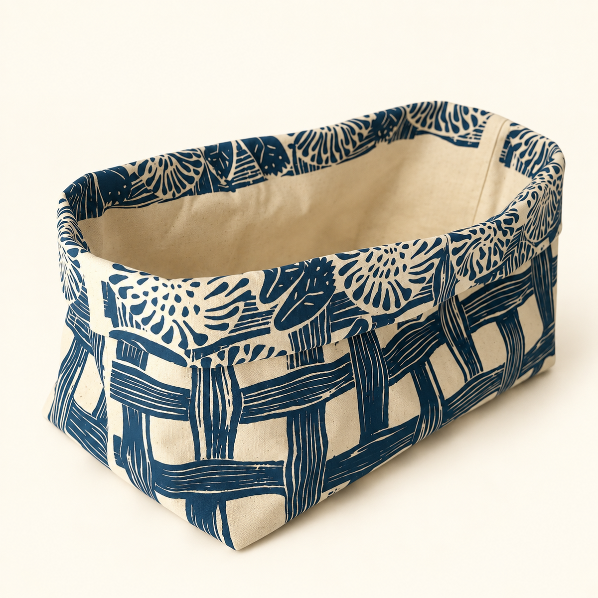 Cotton Bread Basket | Breathable Bread Storage for Sourdough & Baked Goods