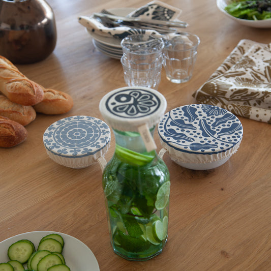 Bowl Covers Set of 3 Mini Sizes | Madiba Print