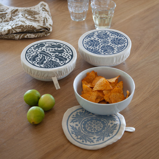 Bowl Covers Set of 3 Extra Small | Madiba Print