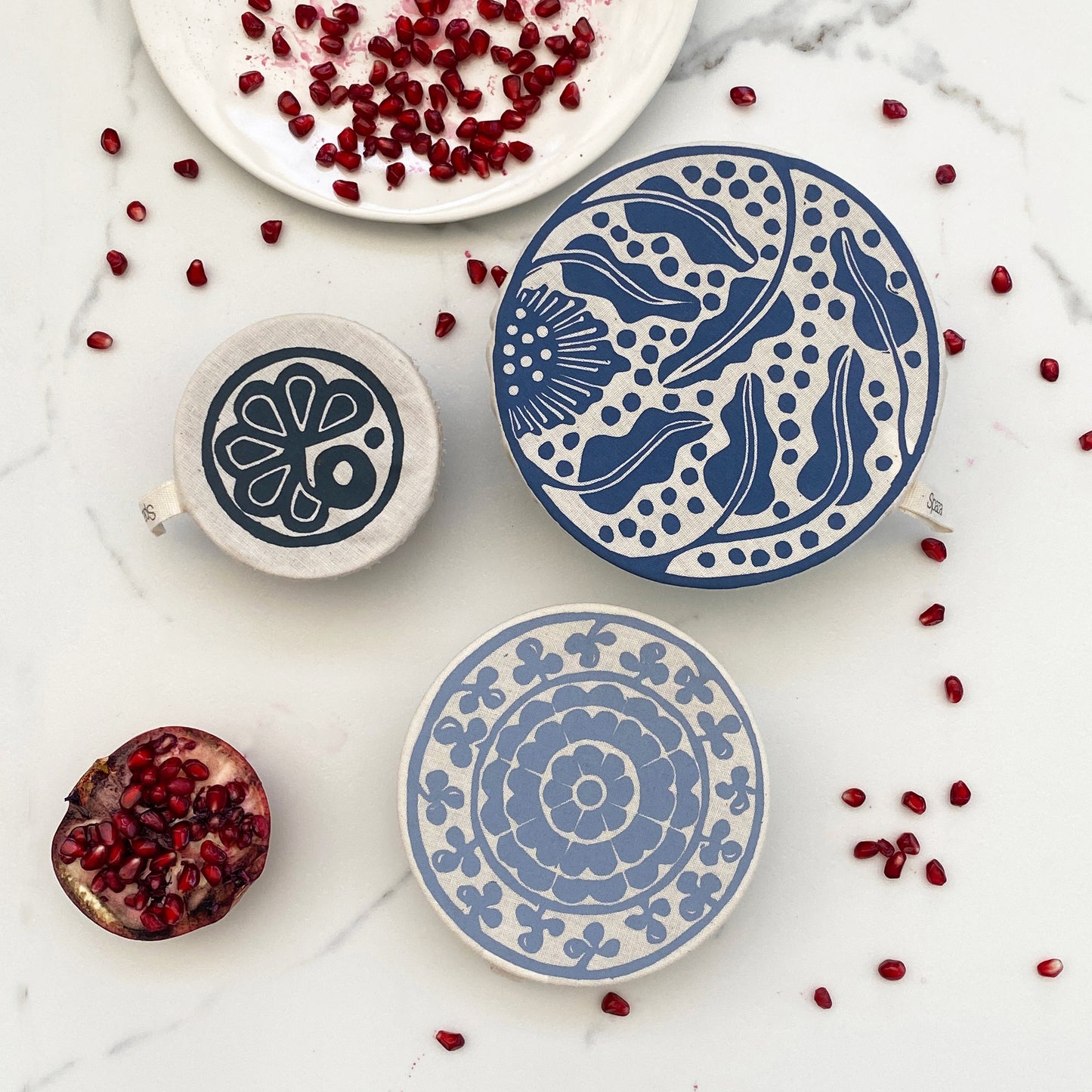 Bowl Covers Set of 3 Mini Sizes | Madiba Print