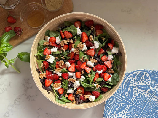 The Stawberry Braai Salad - that works without plastic wrap.
