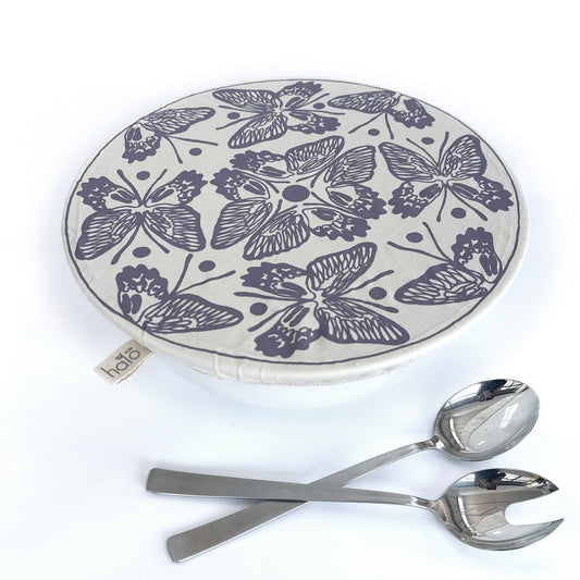 Halo Dish and Bowl Cover Extra Large Butterflies & Dragonflies | Nicole Peach