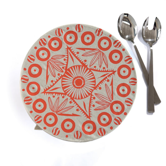 Halo Dish and Bowl Cover Large | Aloe Print