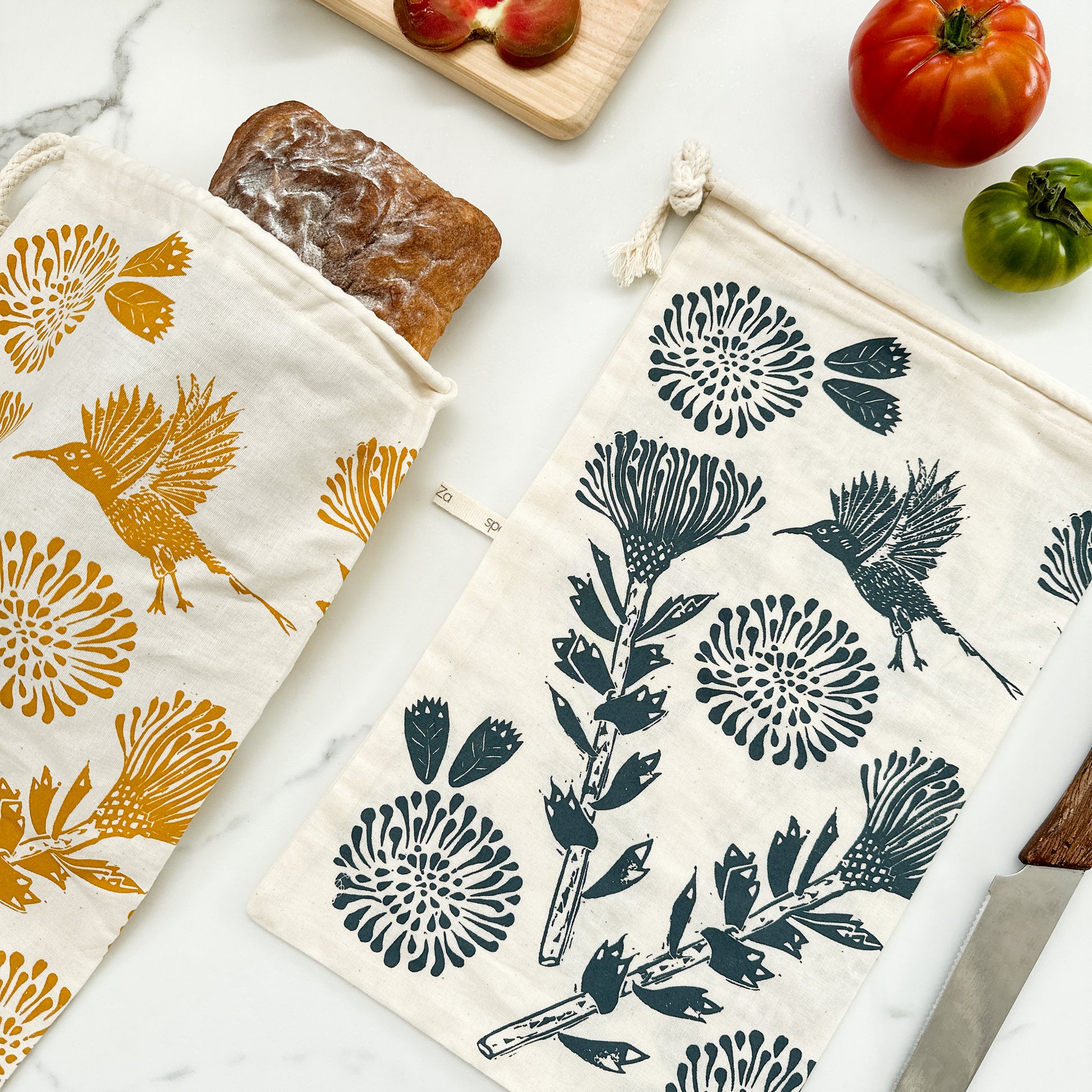 Japanese Bento Bag Linen Bread Bag Pattern Loaf Bread Bag Cotton