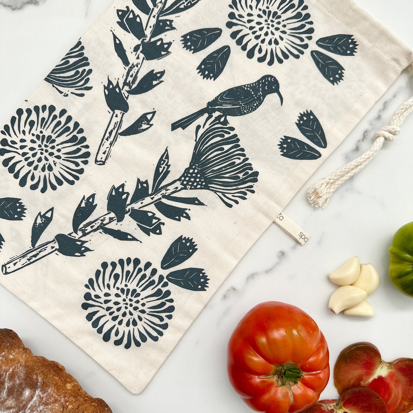 Loaf Bread Bag Cotton | Sunbird Print