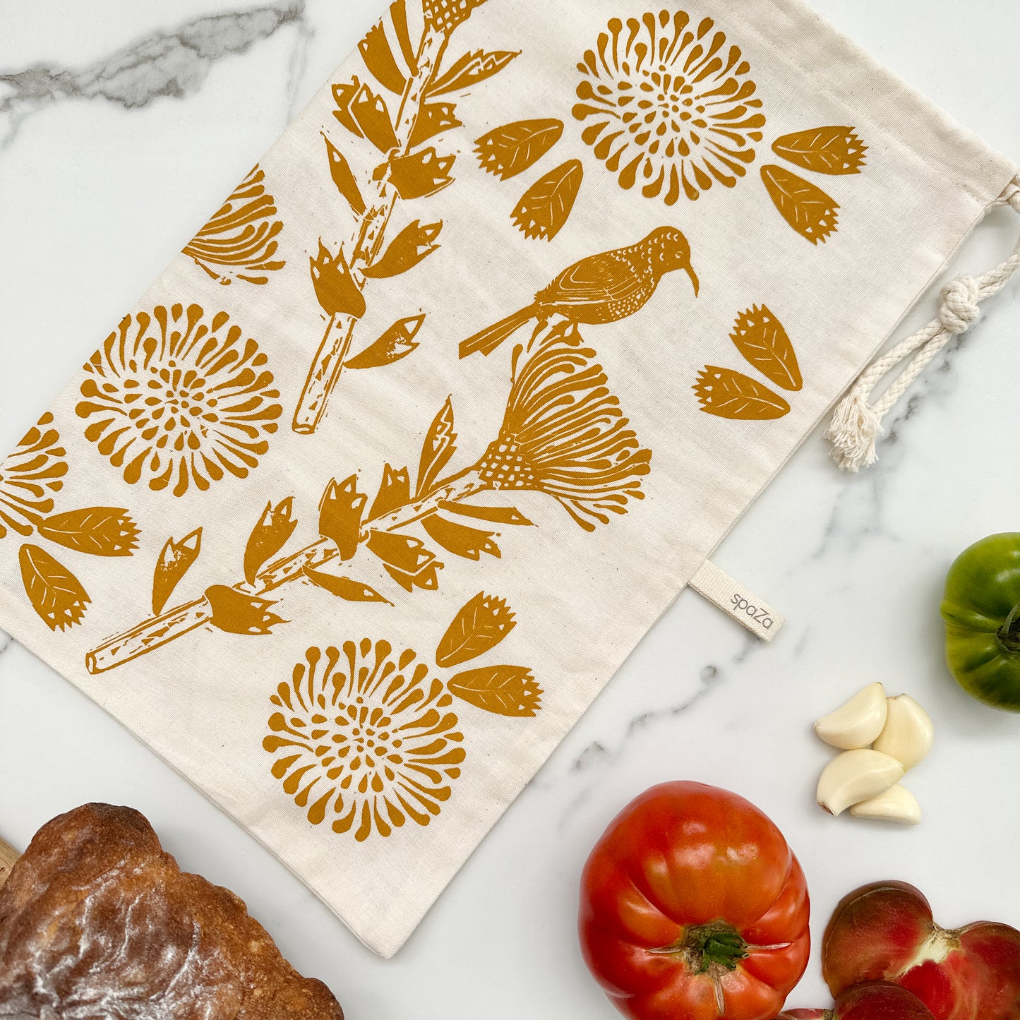Loaf Bread Bag Cotton | Sunbird Print