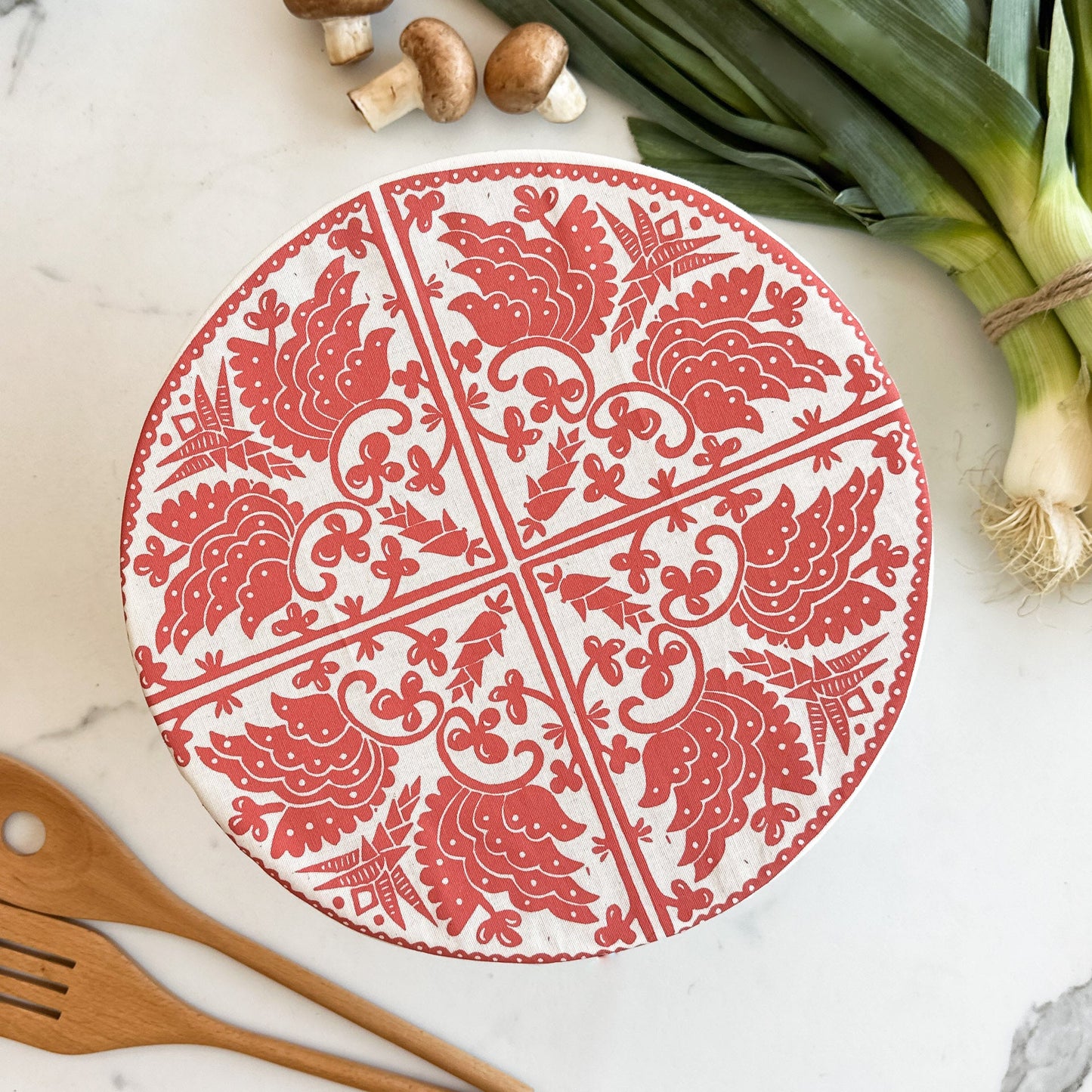 Dish and Bowl Cover Large | Madiba Print