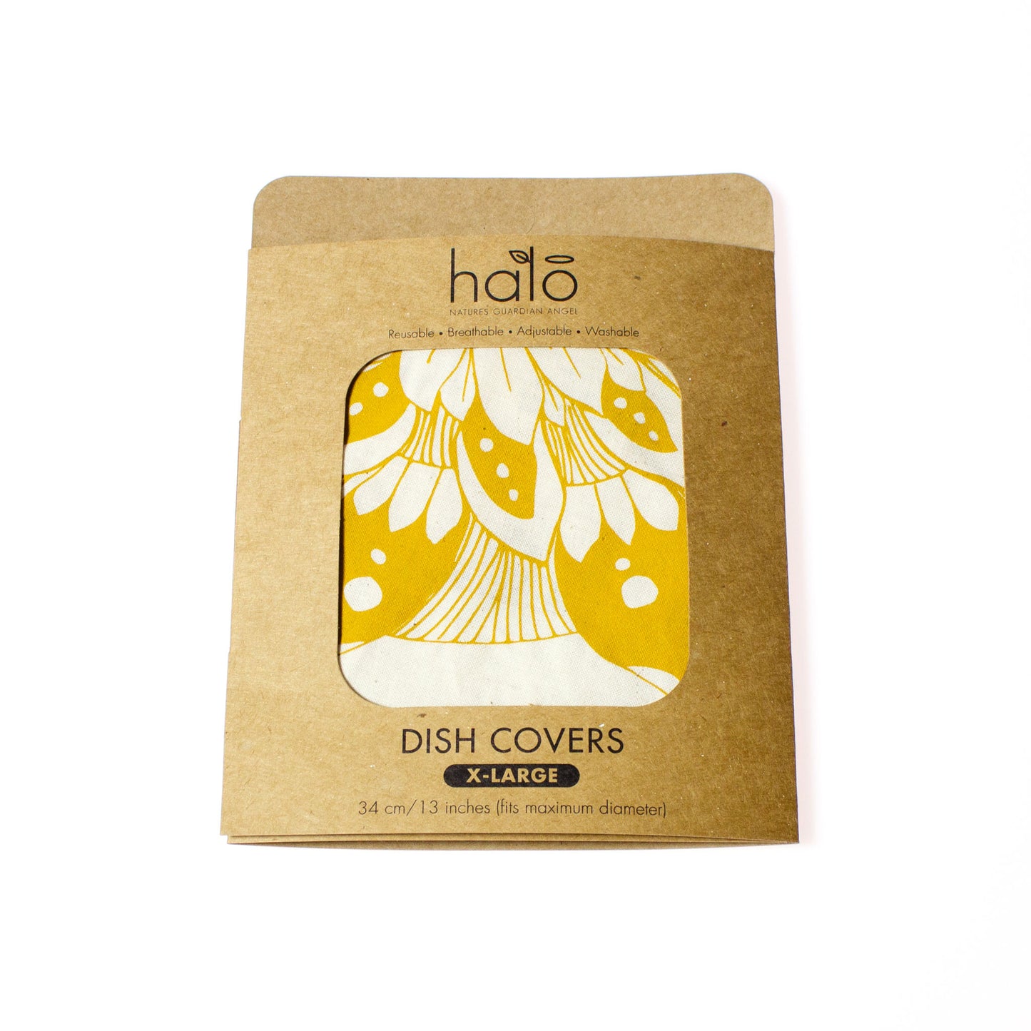 Halo Dish and Bowl Cover Extra Large | Edible Flowers Print