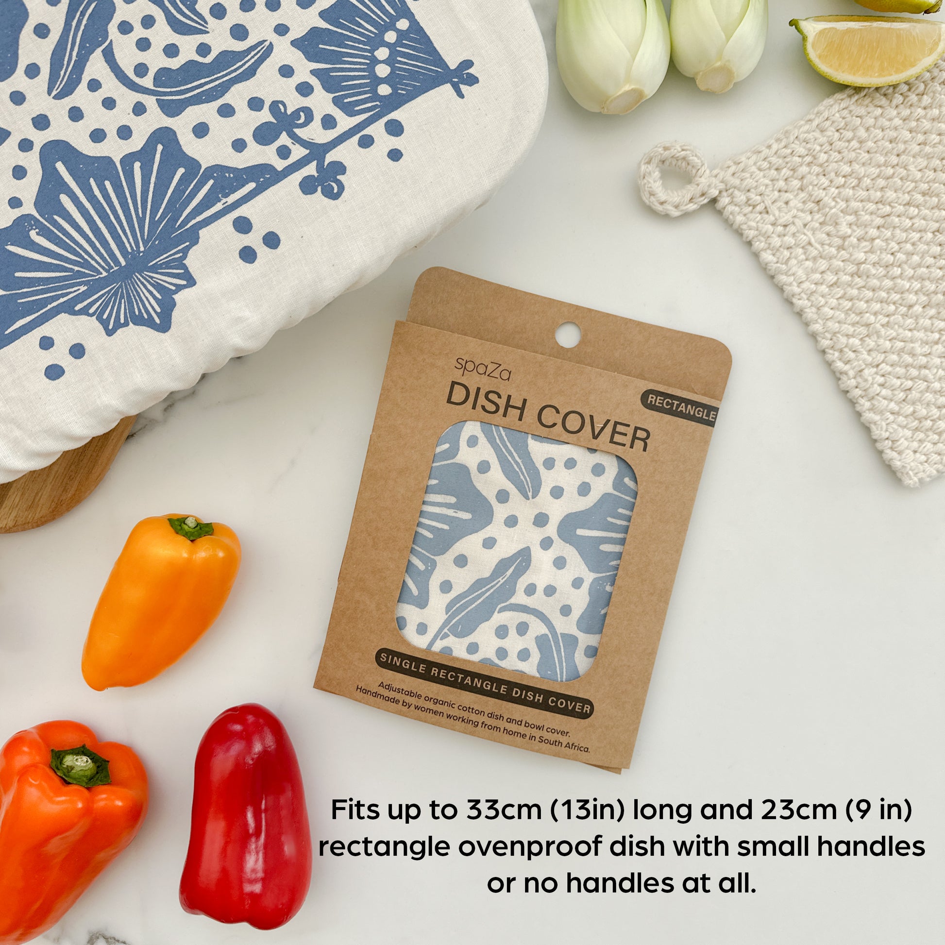 Dish Cover Rectangle | Madiba Print