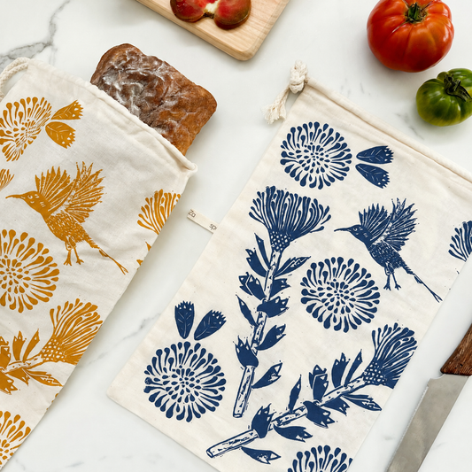 Loaf Bread Bag Cotton | Sunbird Print