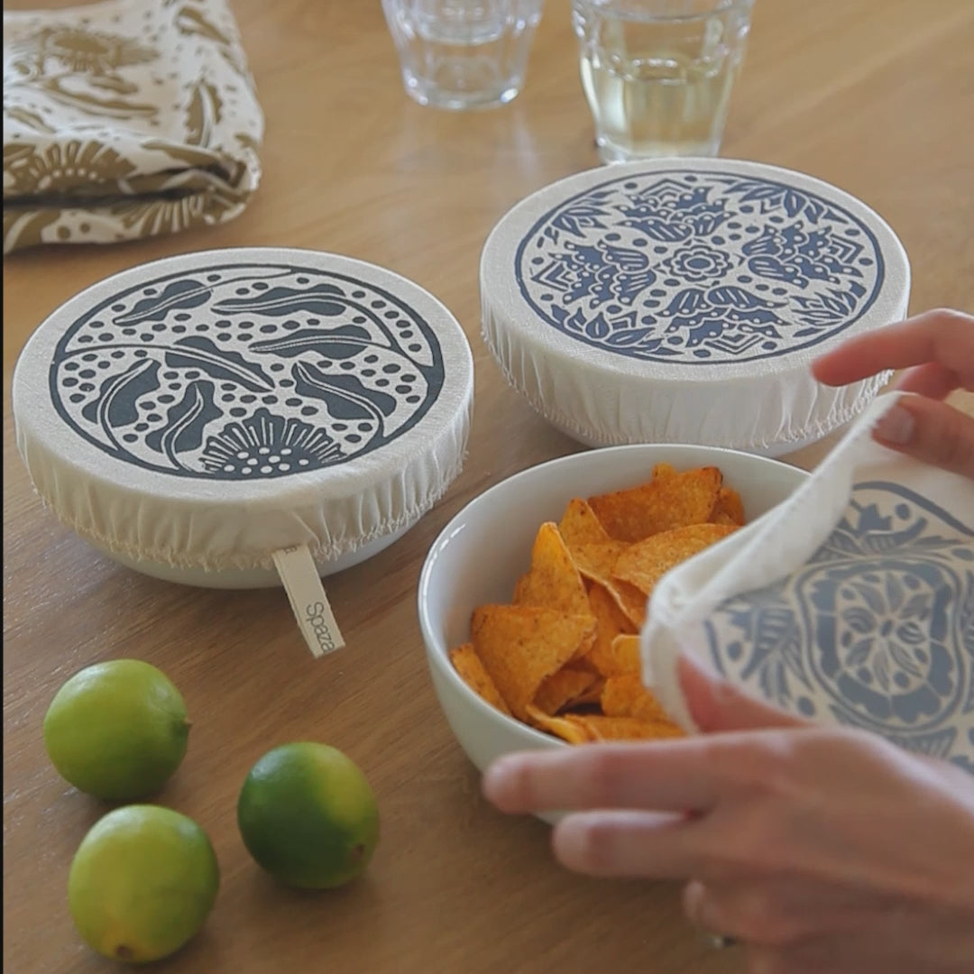 Bowl Covers Set of 3 Extra Small | Madiba Print