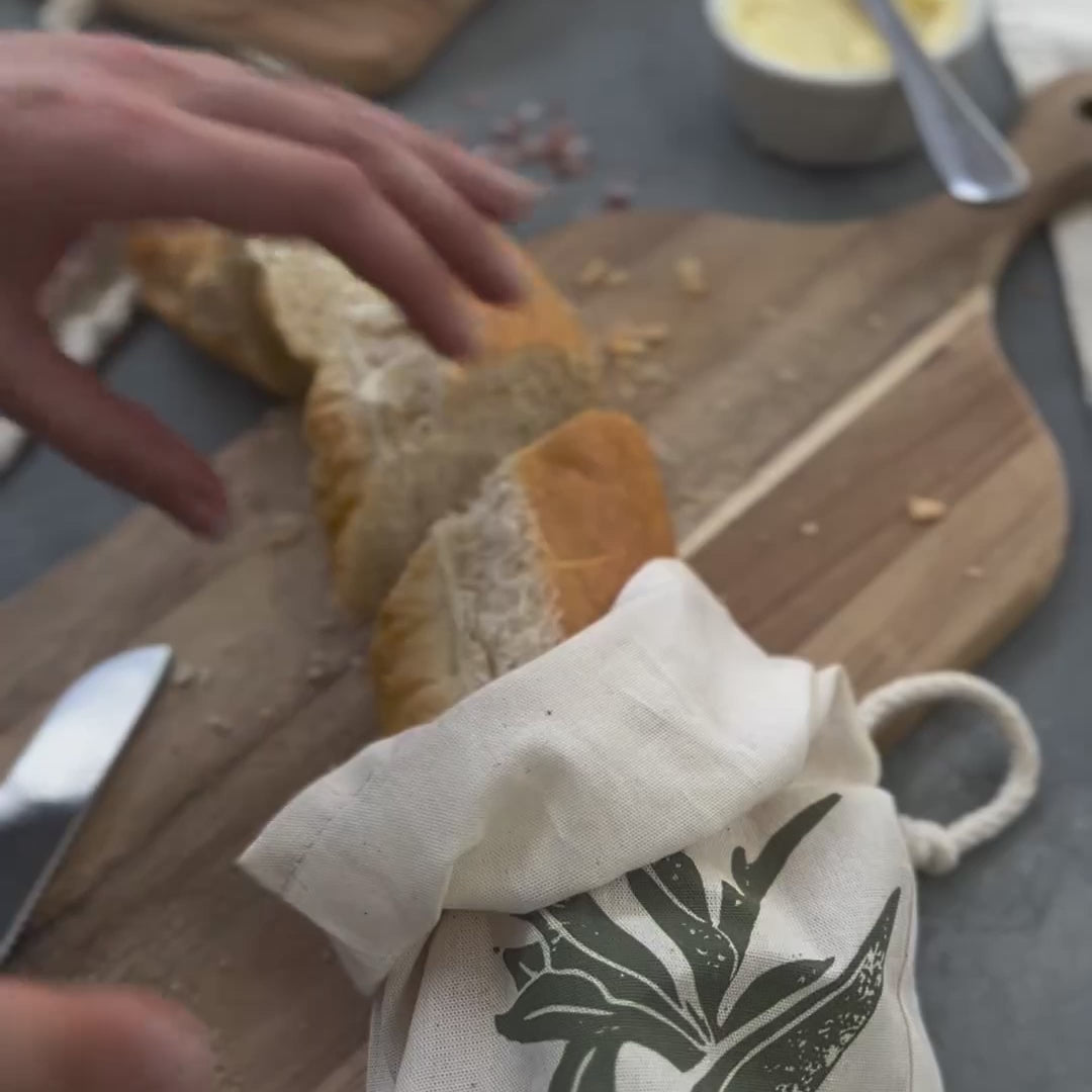 Baguette Bag Large | Strelitzia Print