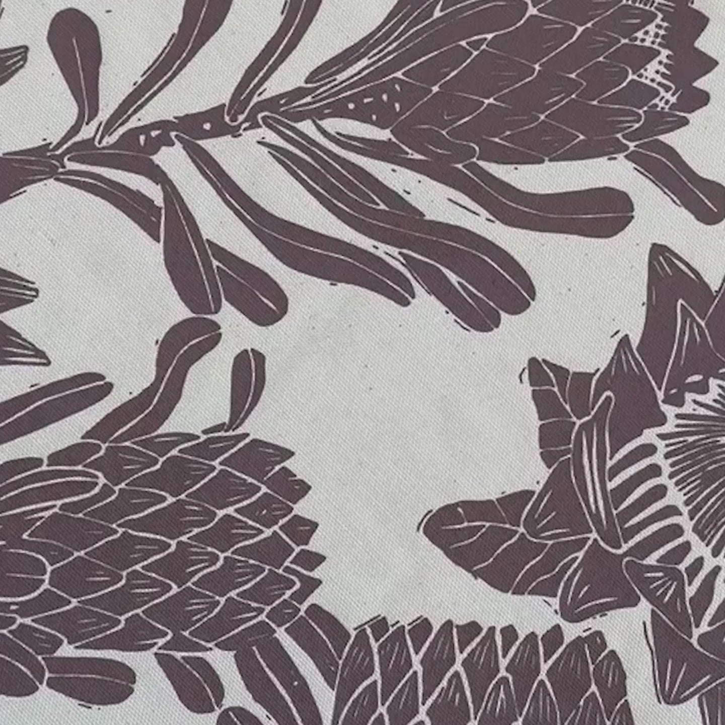 Placemats Reversible Blue Green | Set of 2 Protea Print