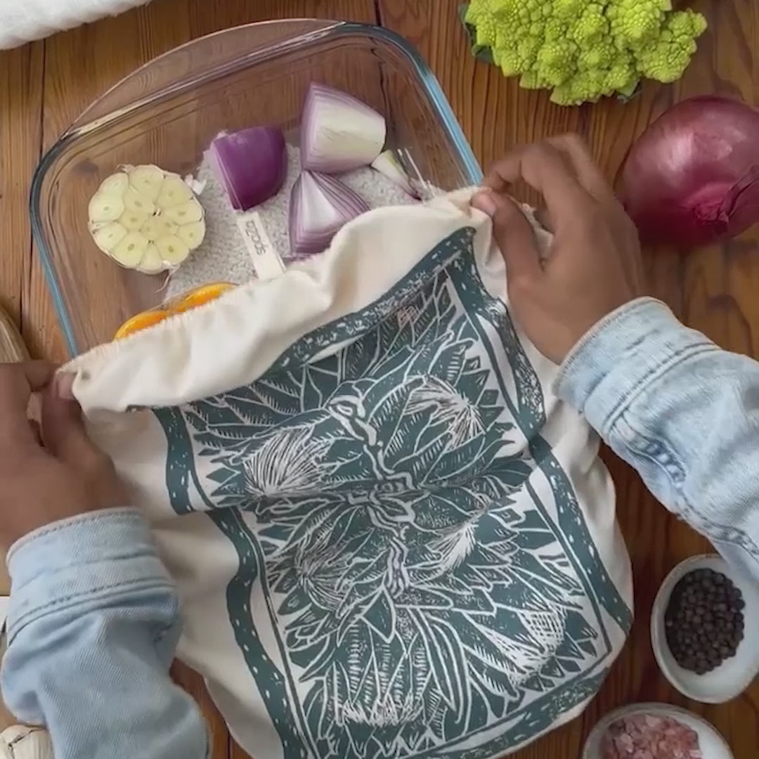 Dish and Casserole Cover Rectangle | Protea Print