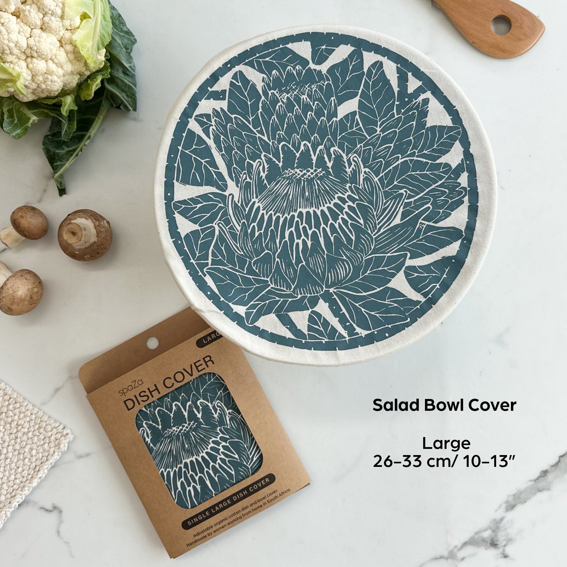 Dish and Bowl Cover Large | Protea Print
