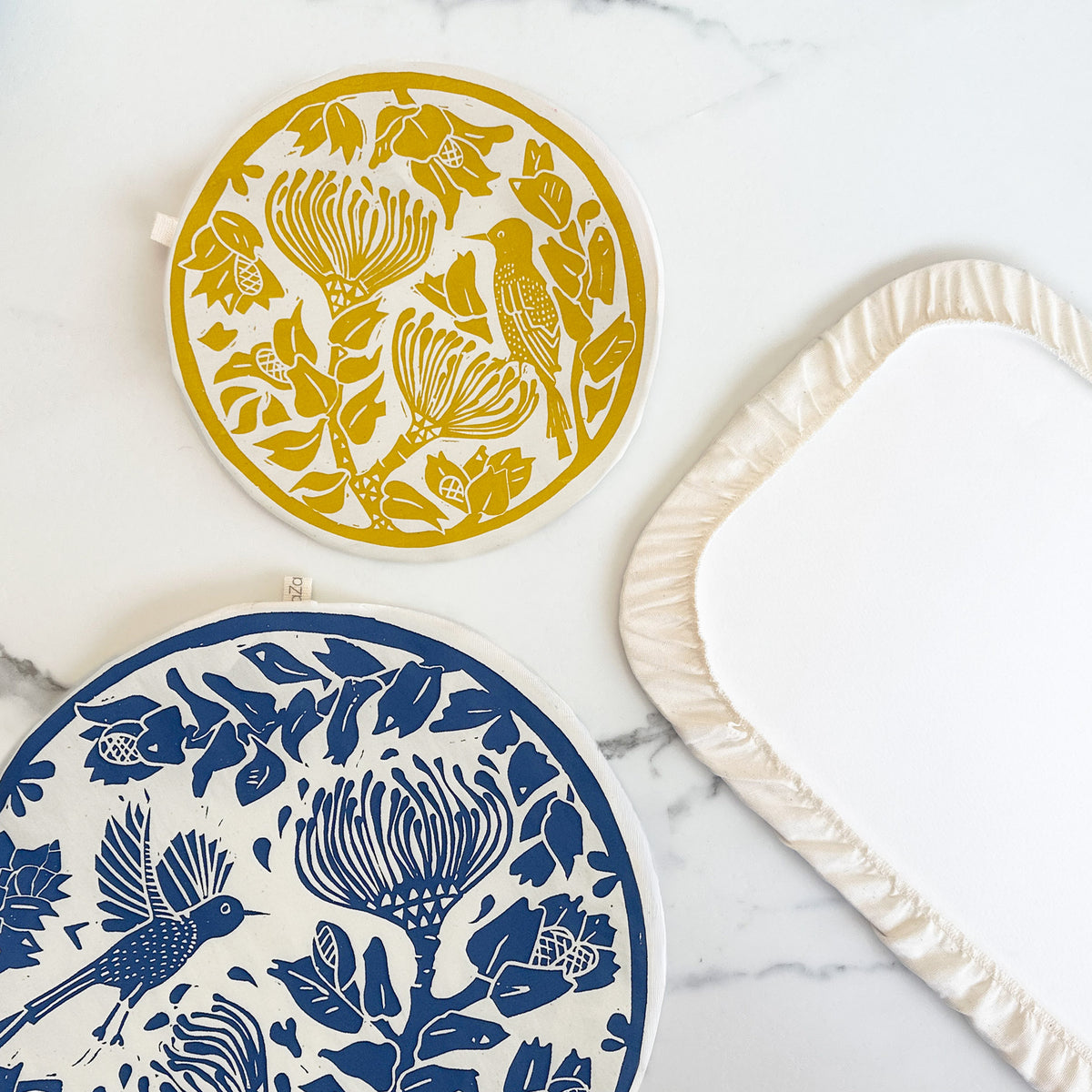 Cotton Dish Cover Set of 3 | Rounds & Rectangle |Sunbird