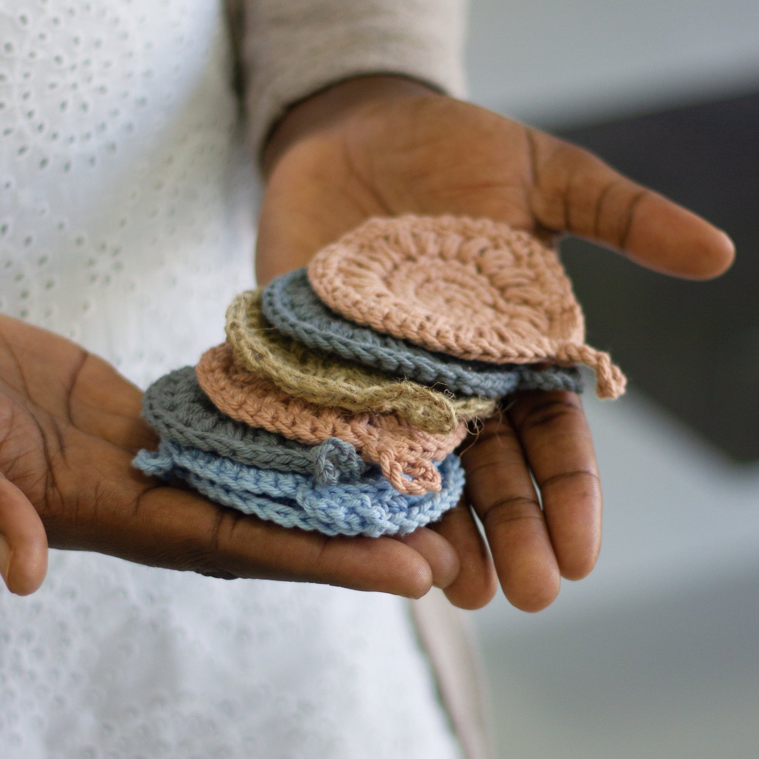 Face Swabs | set of 7 cotton cleansing pads