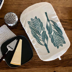 Dish and Casserole Cover Rectangle Protea Print | breathable cover for a casserole - SpazaStore