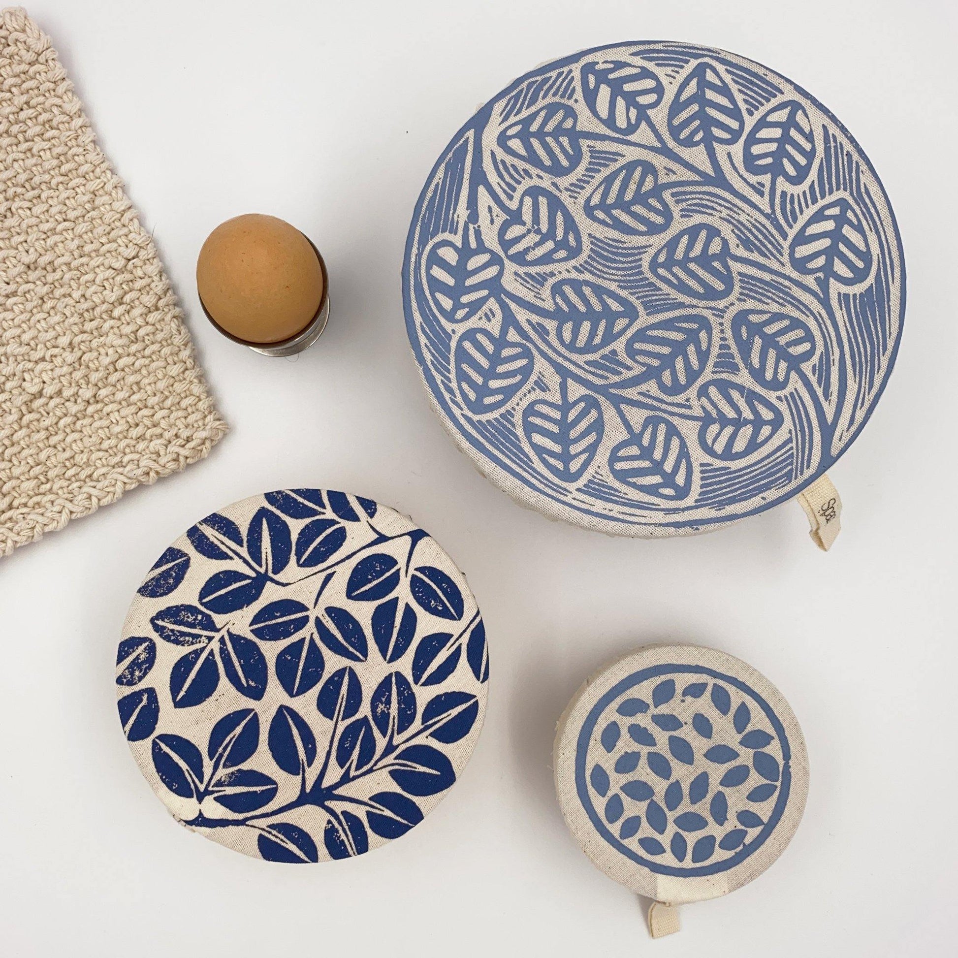 Set of 3 Mini Dish Covers | alternative to plastic wrap - SpazaStore