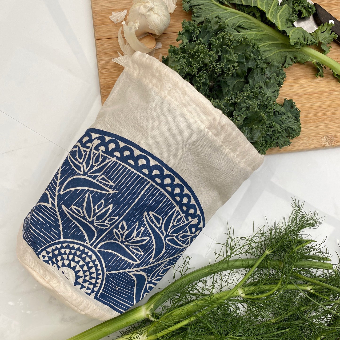 Produce Storage Bag Tall | shop and store fresh produce