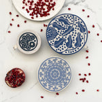 Set of 3 Mini Dish Covers Madiba Print | small cloth bowl covers in 3 sizes
